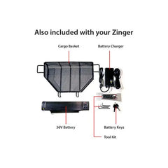 Journey Zinger Folding Power Chair with Two-Handed Control - 8300